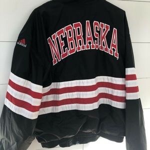 Nebraska Huskers adidas Full Zip Retro Jacket XL